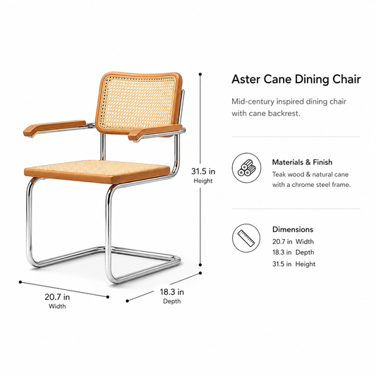 Aster Cane Occasional Chair
