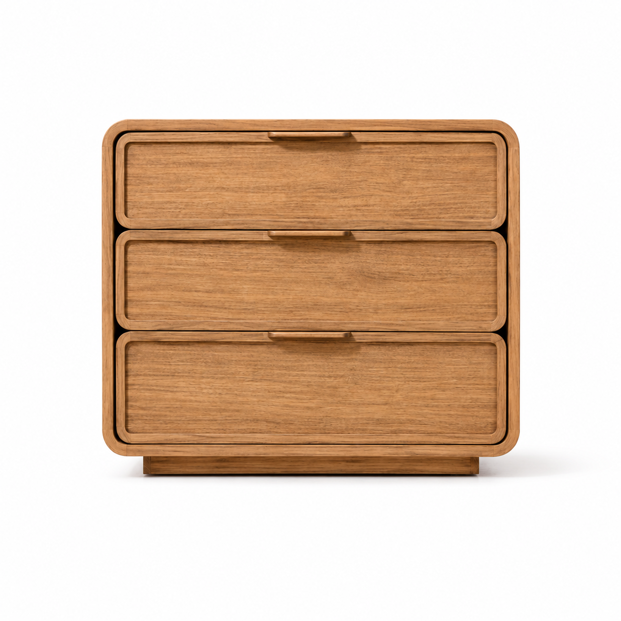 Poppy Cane 3-Drawer Nightstand