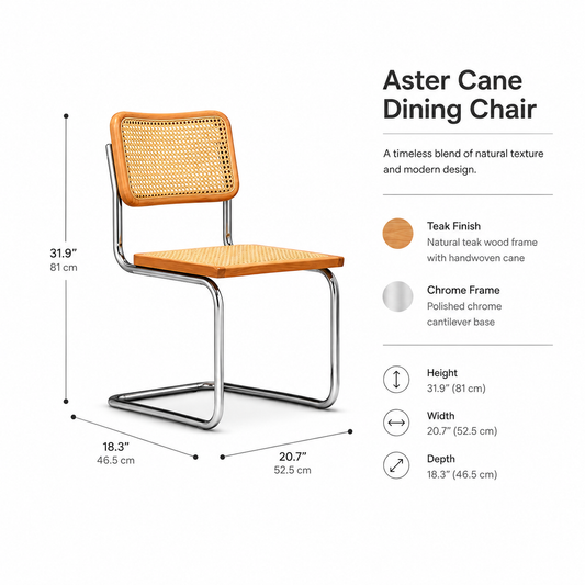 Aster Cane Dining Chair