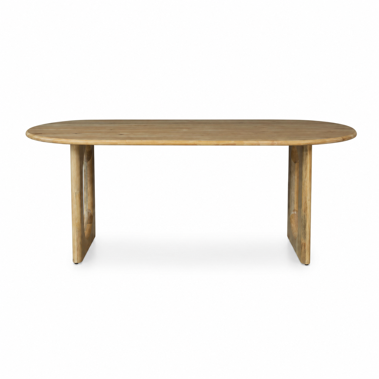 Solid Wood Oval Dining Table