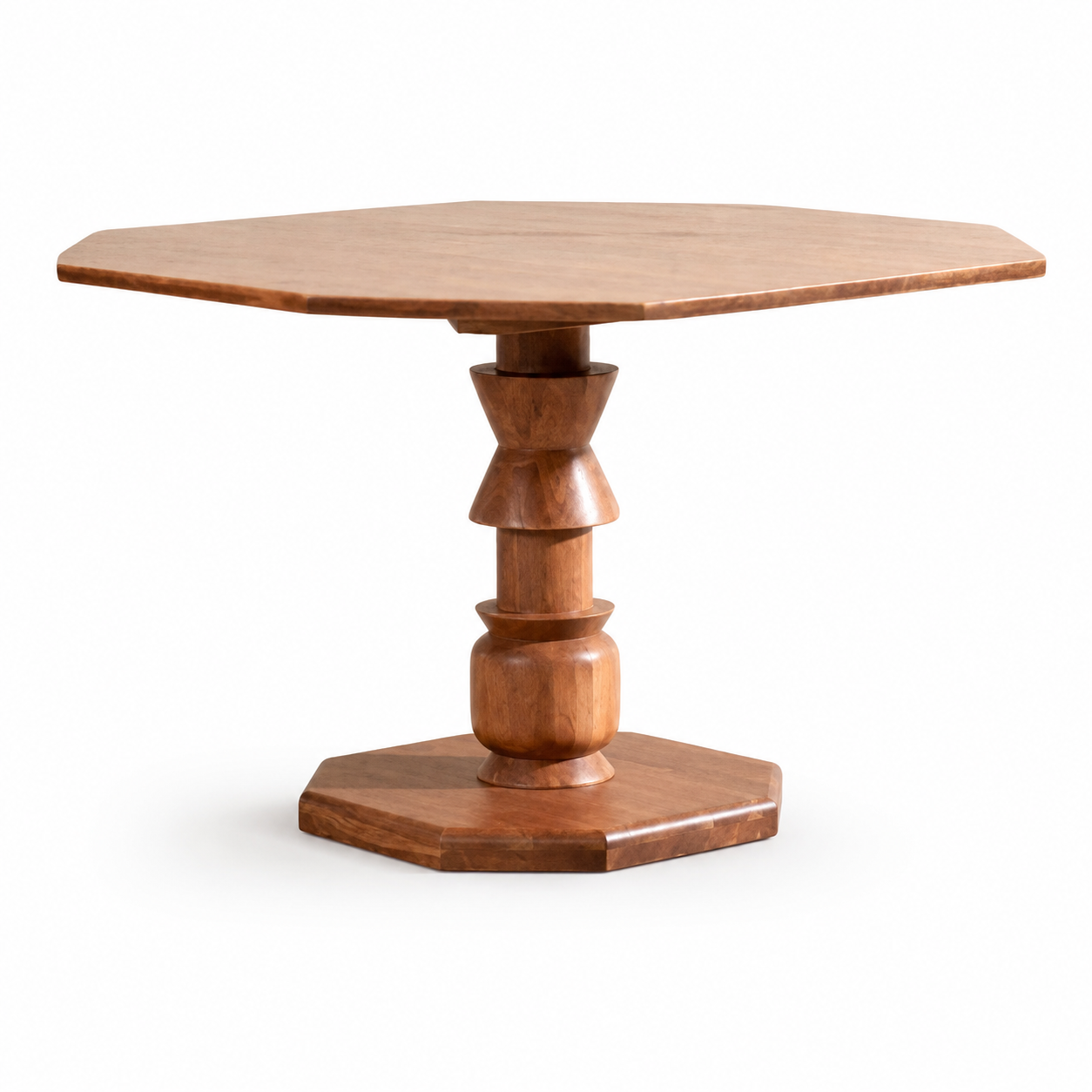 Modern Pedestal End Table
