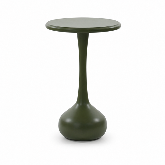 Handcrafted Round End Table for Living Room & Bedroom