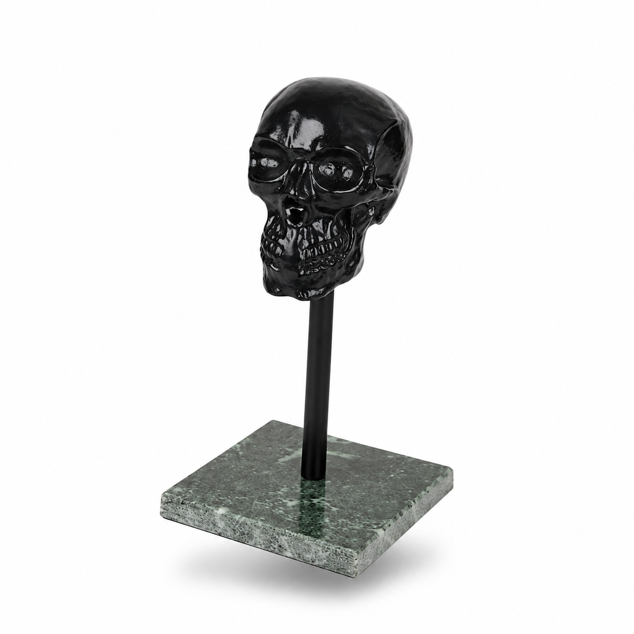 Black Skull Sculpture Showpiece