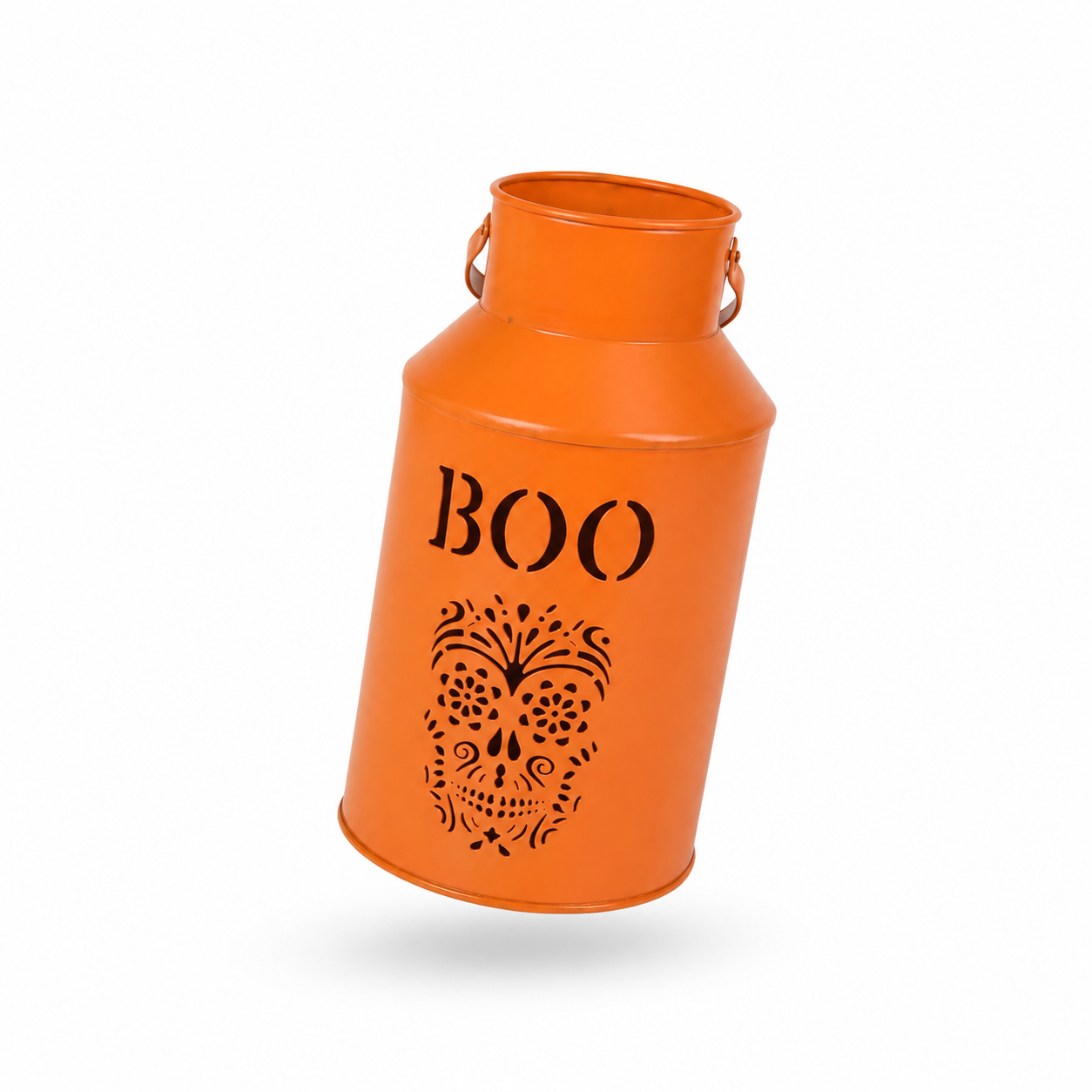 Halloween BOO Skull Lantern Candle Holder