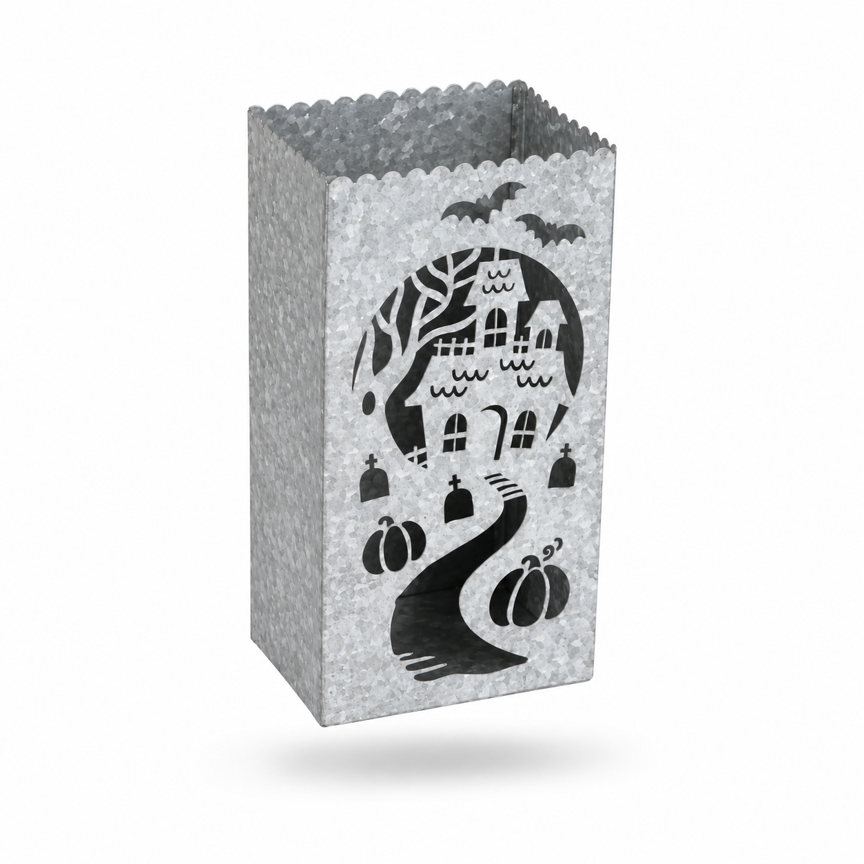 Galvanized Halloween Lantern Bag