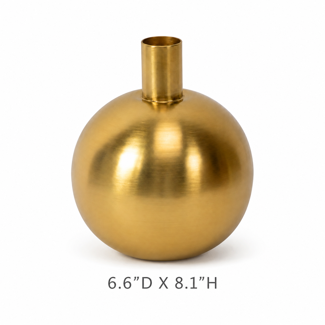 Minimal Metal Decorative Vase