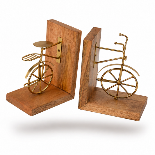 Vintage Bicycle Bookends Set