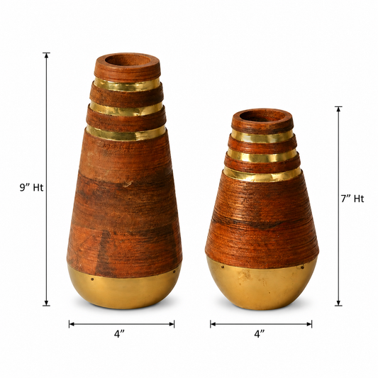 Modern Handcrafted Tabletop Flower Vases