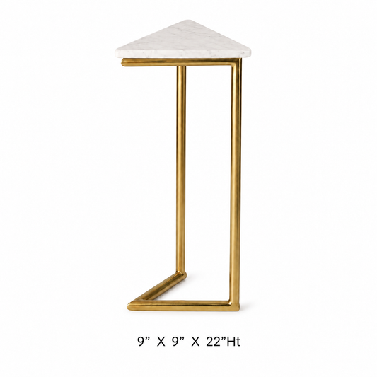 Modern Marble Top Plant Stand