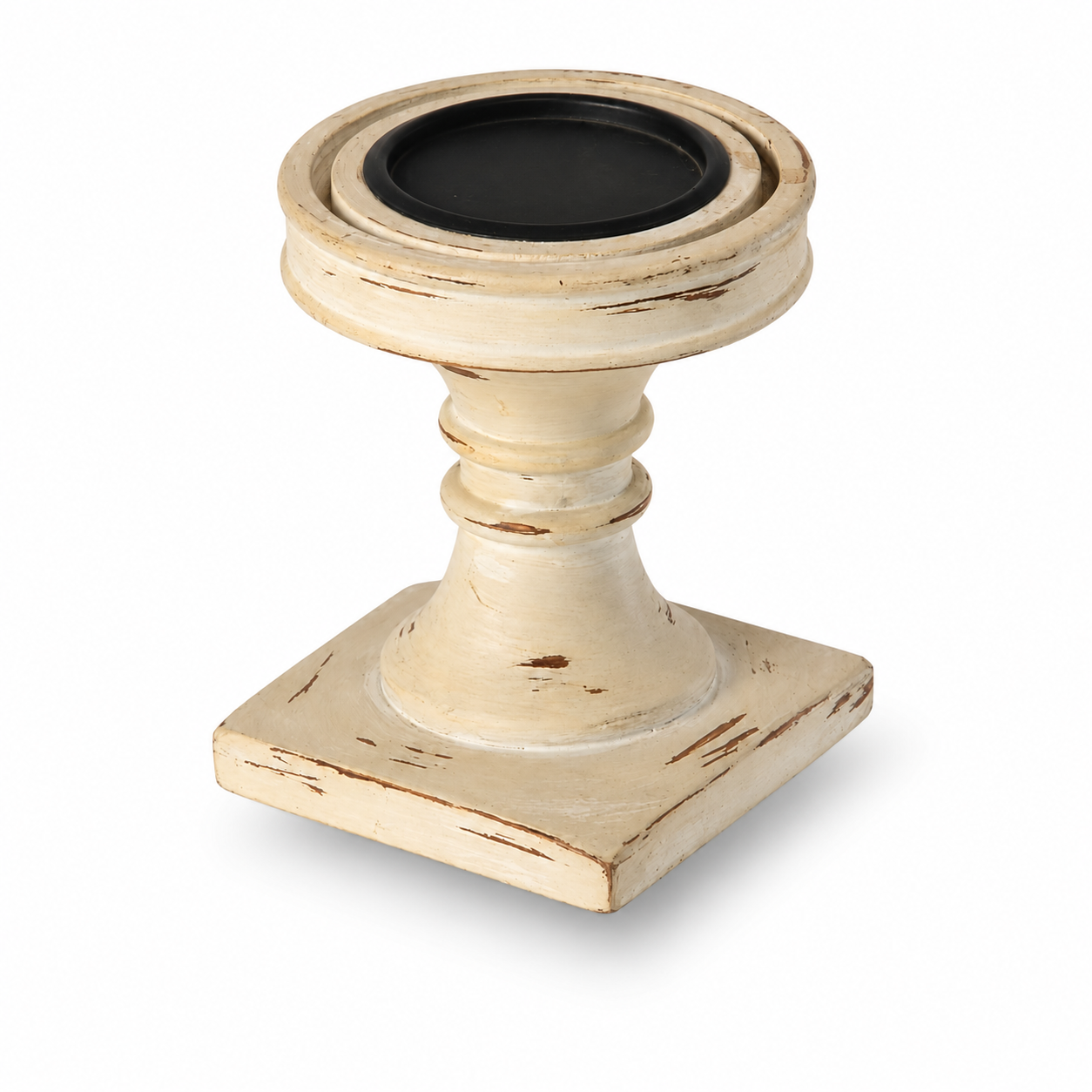 Vintage Farmhouse Pillar Candle Stand