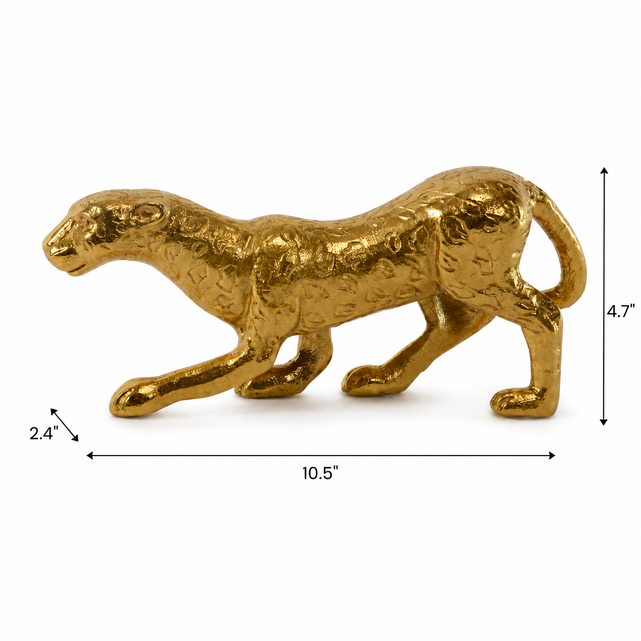 Running Panther Decorative Sculpture