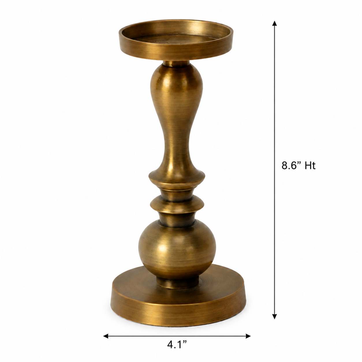 Antique Gold Candle Holder Stand |