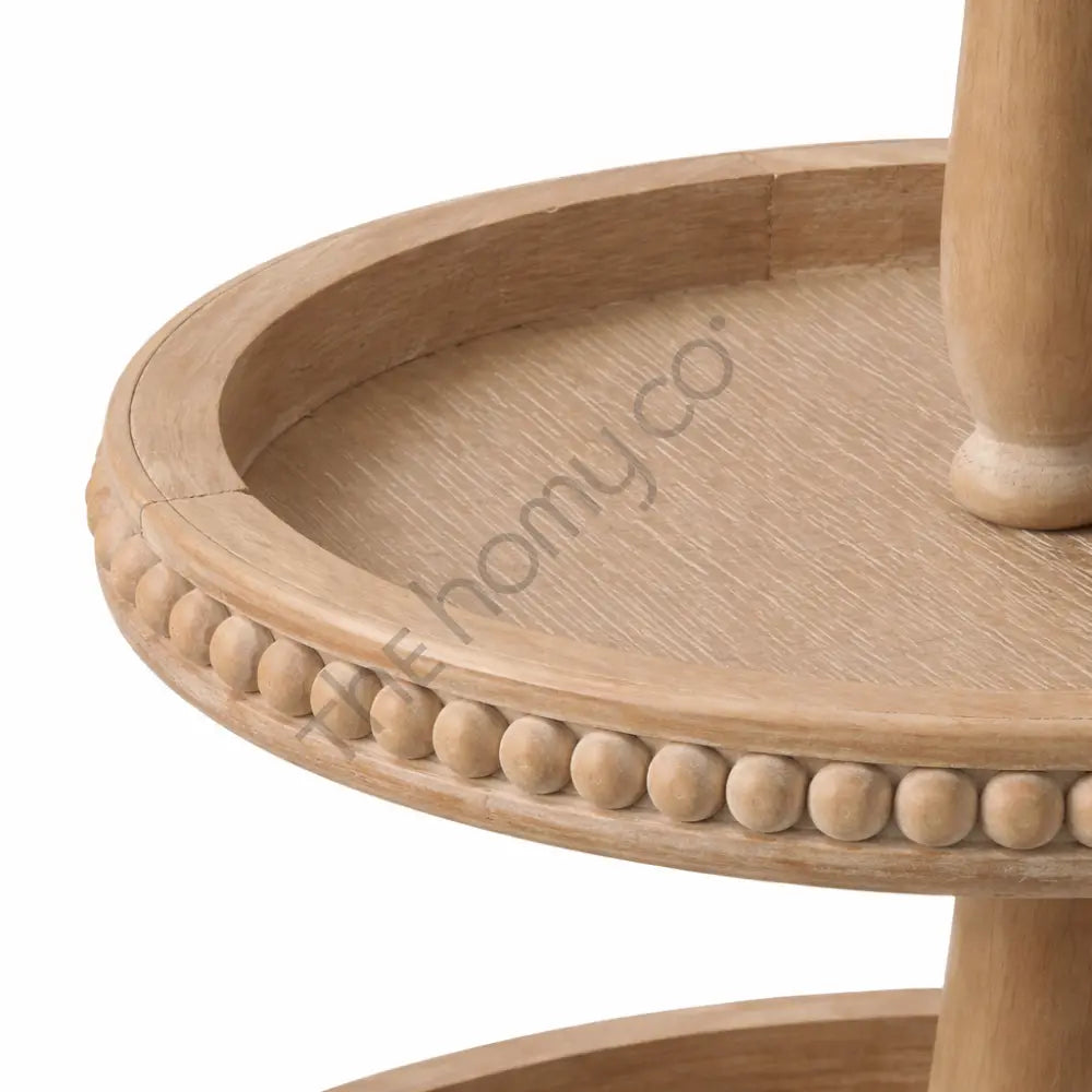 3 Tier Wooden Serving Tray Stand | Decorative Serving Tray - Stands