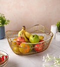 Decorative Metal Wire Basket | Stylish Home Storage Organizer