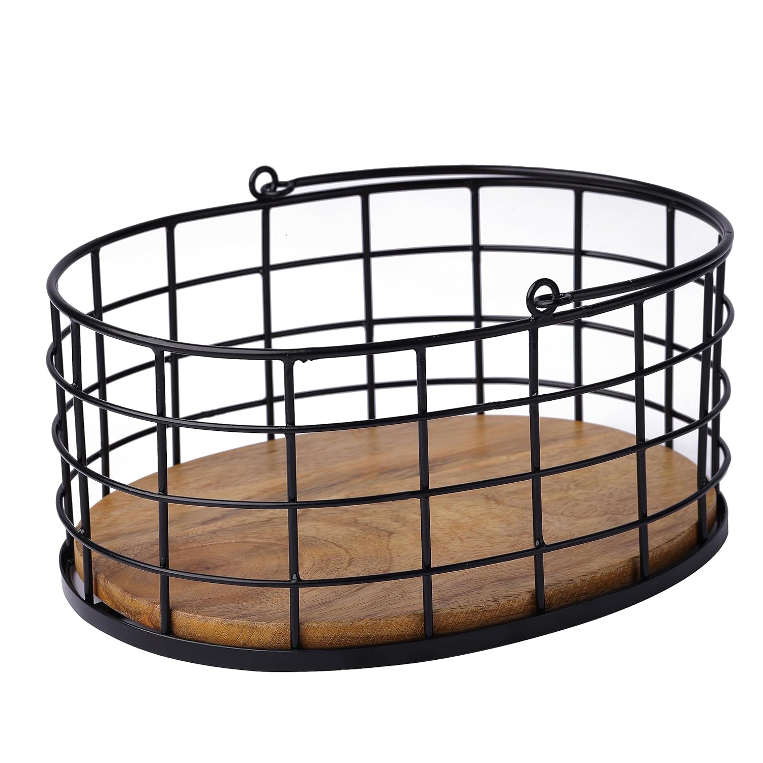 Decorative Metal Storage Basket | Fruit & Vegetable Holder for Kitchen