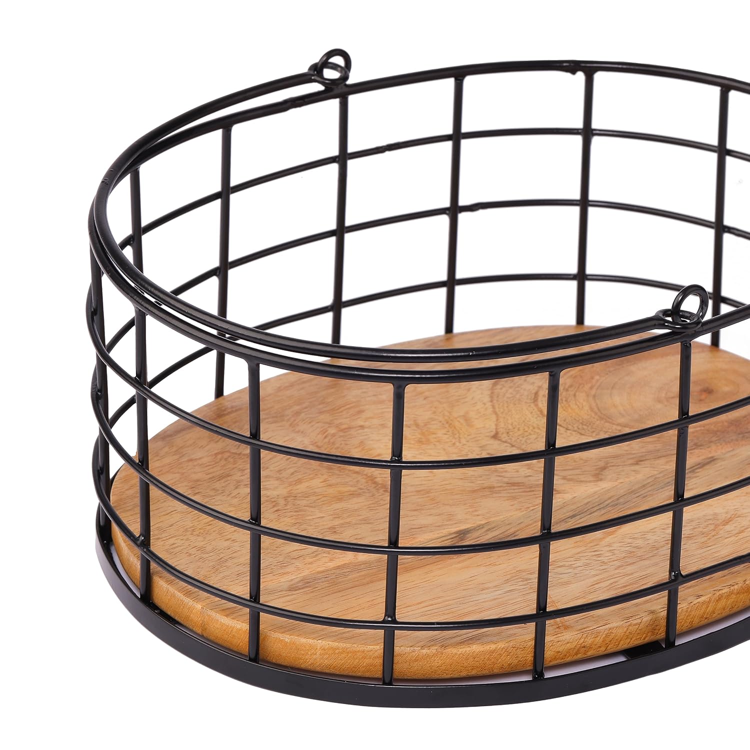 Decorative Metal Storage Basket | Fruit & Vegetable Holder for Kitchen