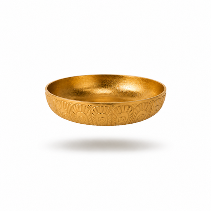 Metal Centerpiece Serving Bowl