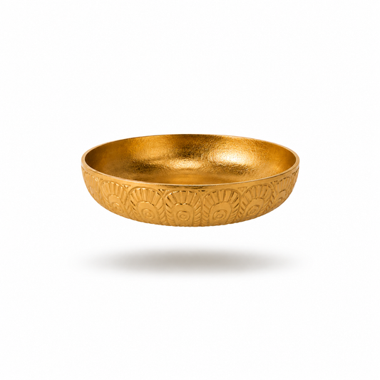 Metal Centerpiece Serving Bowl