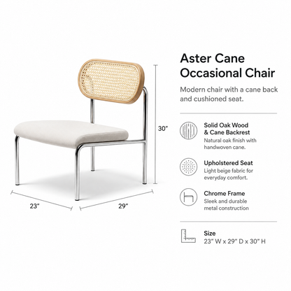 Aster Cane Occasional Chair