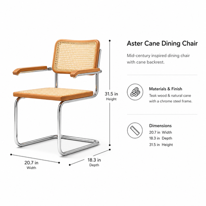 Aster Cane Occasional Chair
