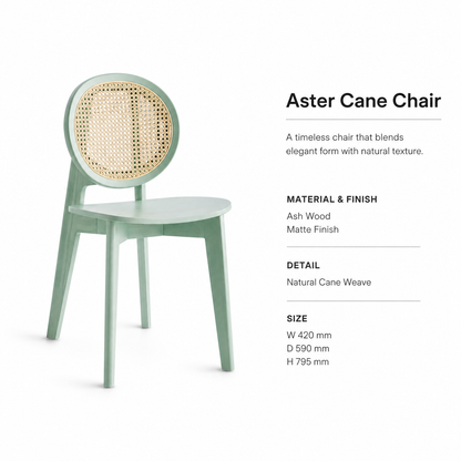 Aster Cane Dining Chair