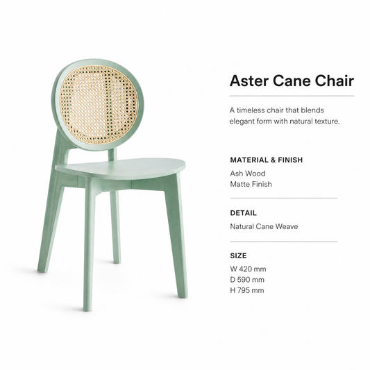 Aster Cane Dining Chair