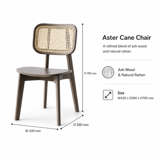 Aster Cane Dining Chair