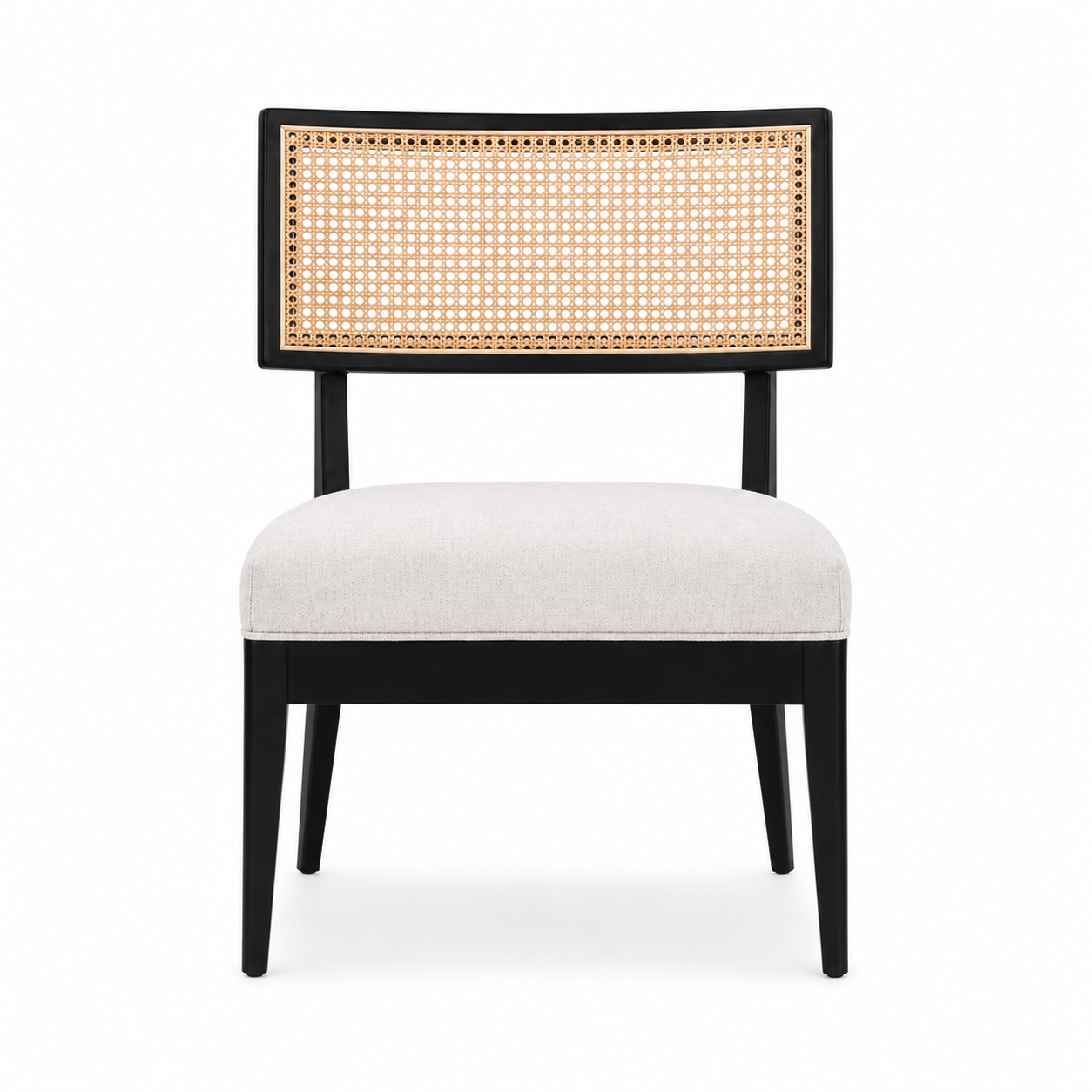 Modern Cane Accent Chair