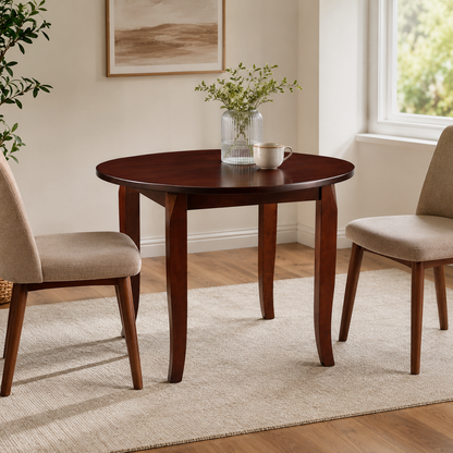Solid Wood Round Dining Table