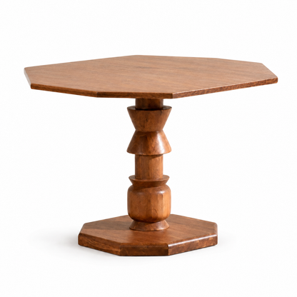 Modern Pedestal End Table