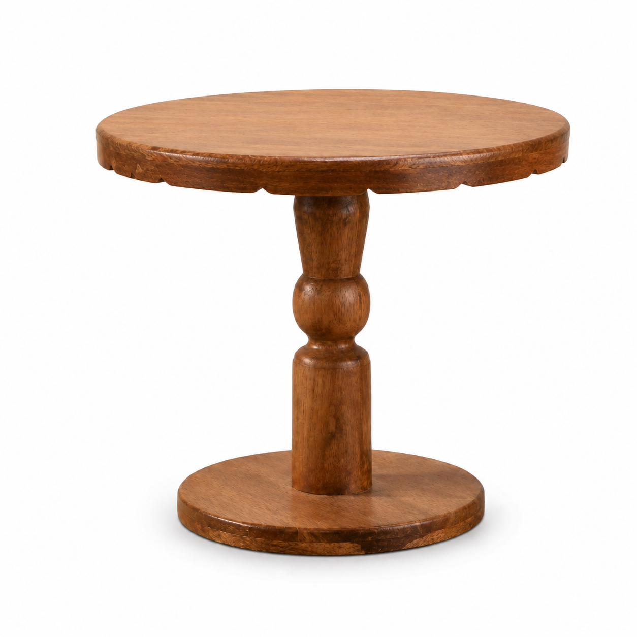 Modern Pedestal End Table