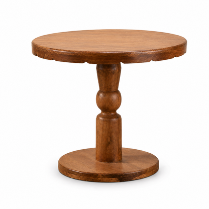 Modern Pedestal End Table