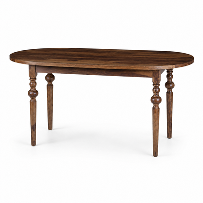 Solid Wood Oval Dining Table