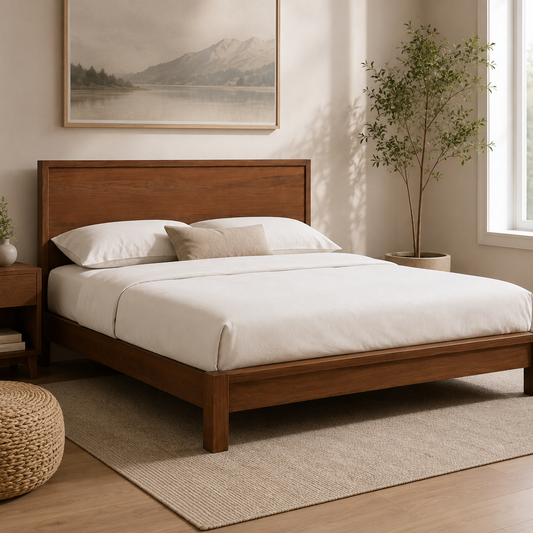 Solid Wood Platform Bed Frame