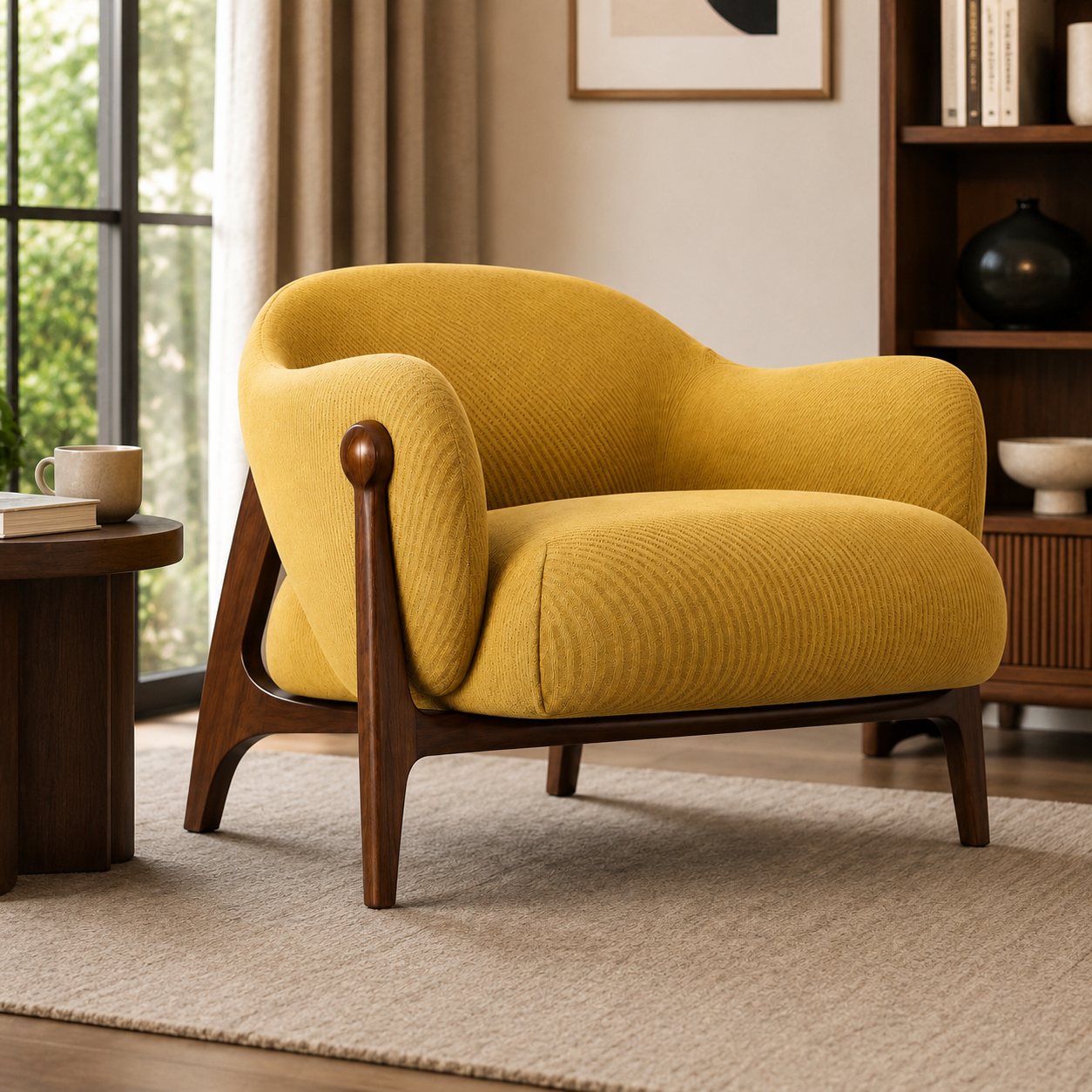 Modern Upholstered Accent Chair