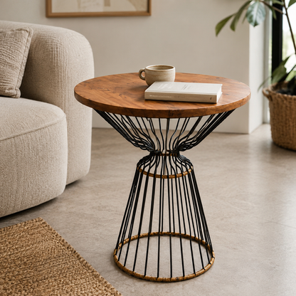 Contemporary Accent Table for Living Room & Bedroom