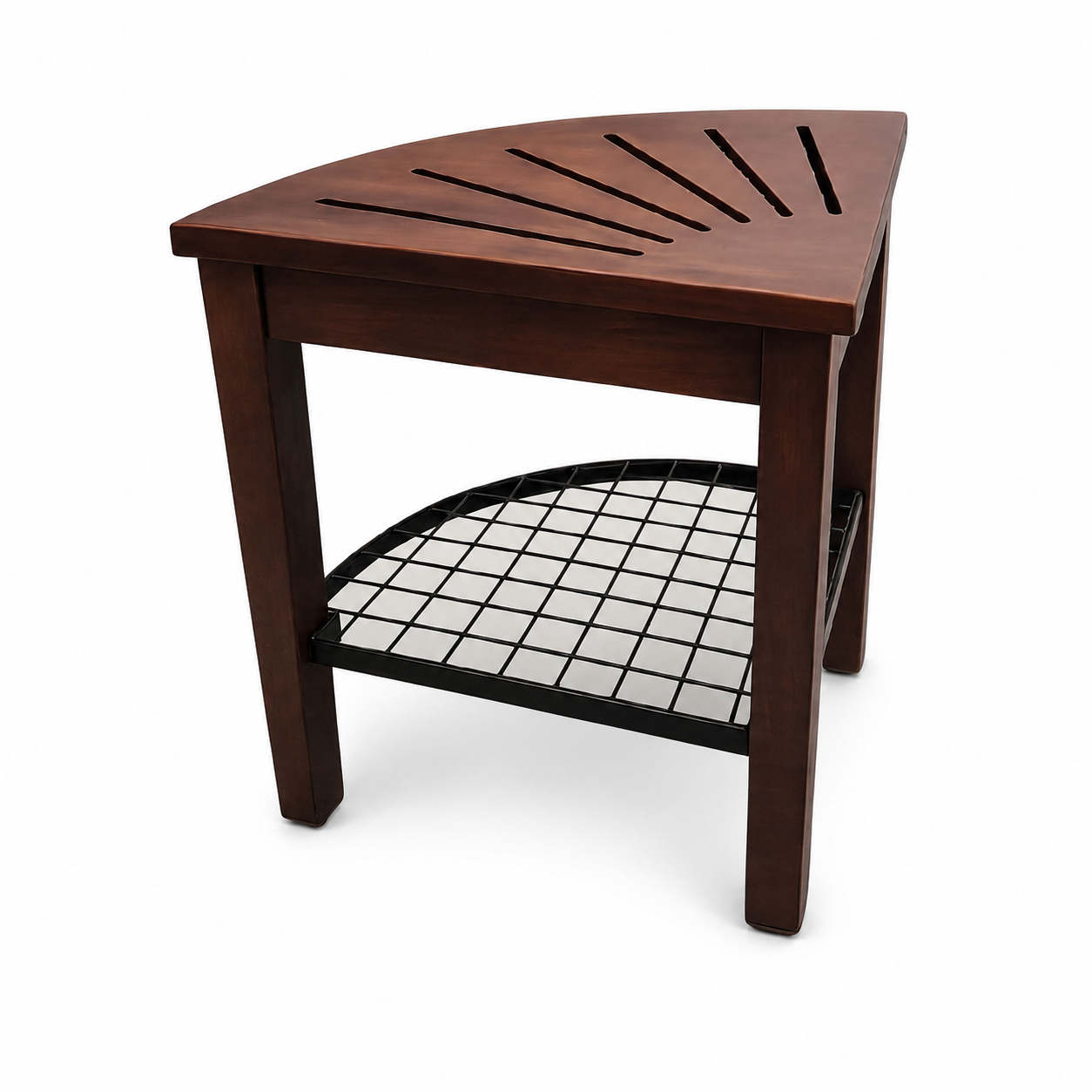 Solid Sheesham Wood Corner End Table