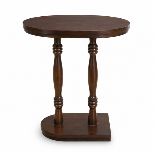 Cove Solid Sheesham Wood Side Table