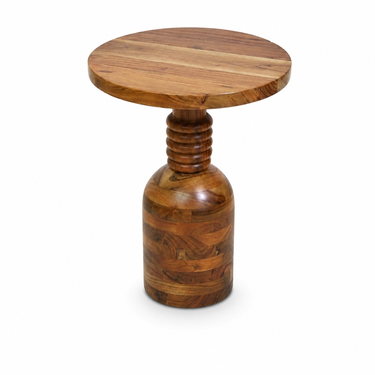 Modern Sheesham Wood Side Table