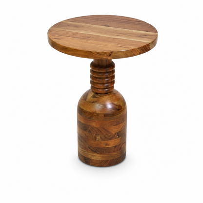 Modern Sheesham Wood Side Table