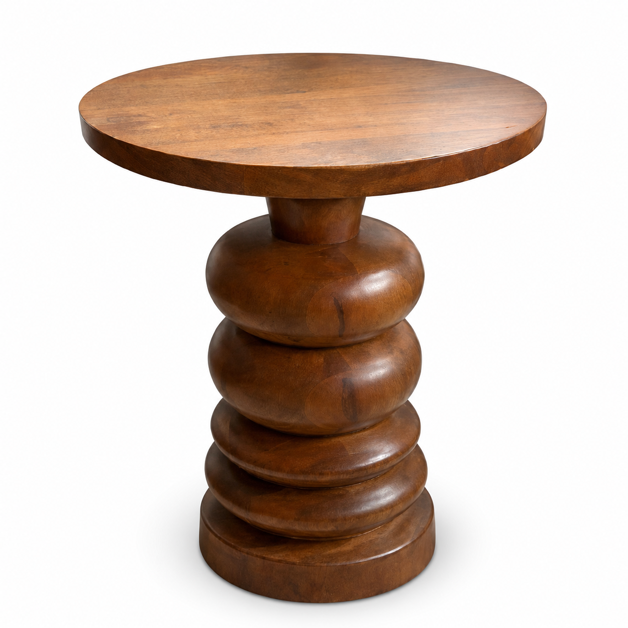 Antique Sheesham Wood Side Table
