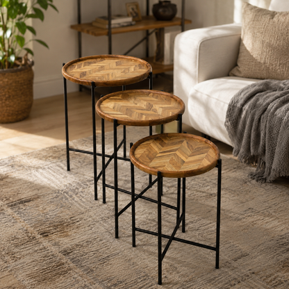 Set of 3 Nesting Side Tables
