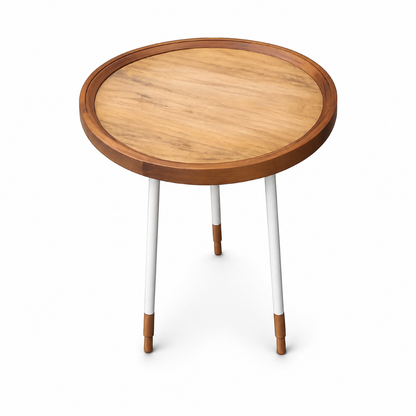 Modern Accent End Table with Tray Top