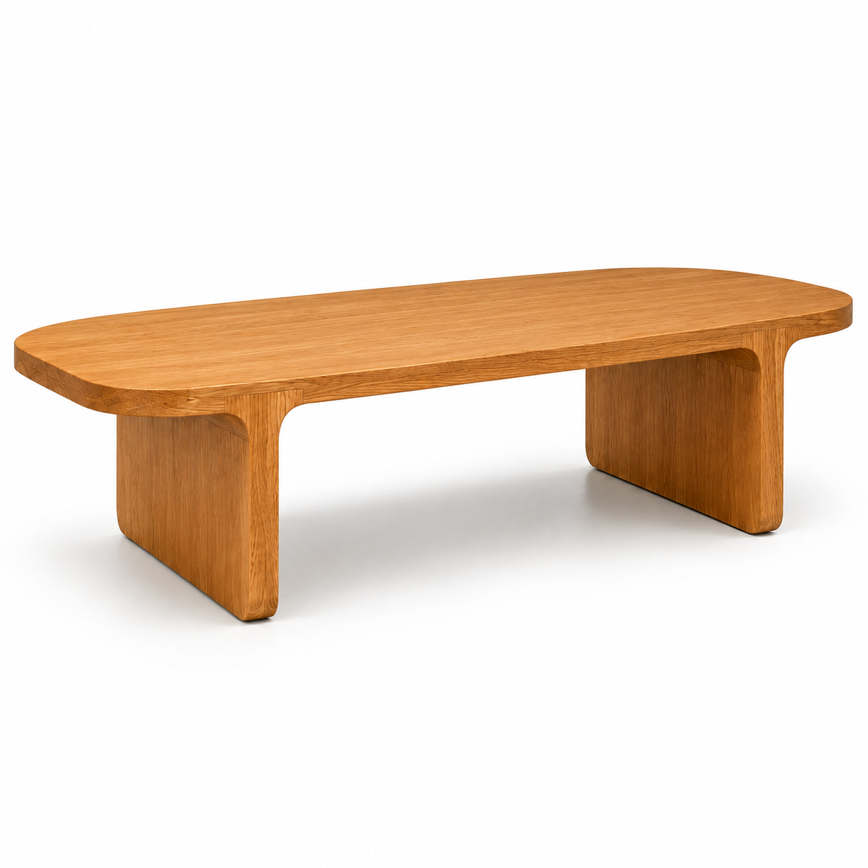 Poppy Solid Oak Coffee Table 40 Inch