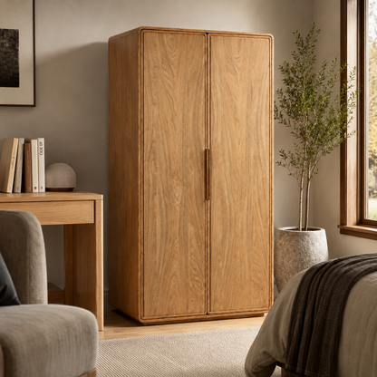 Poppy Solid Wood Storage Cabinet
