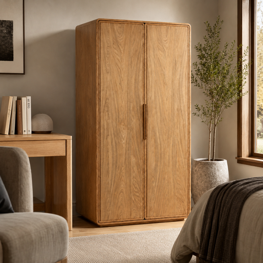 Poppy Solid Wood Storage Cabinet