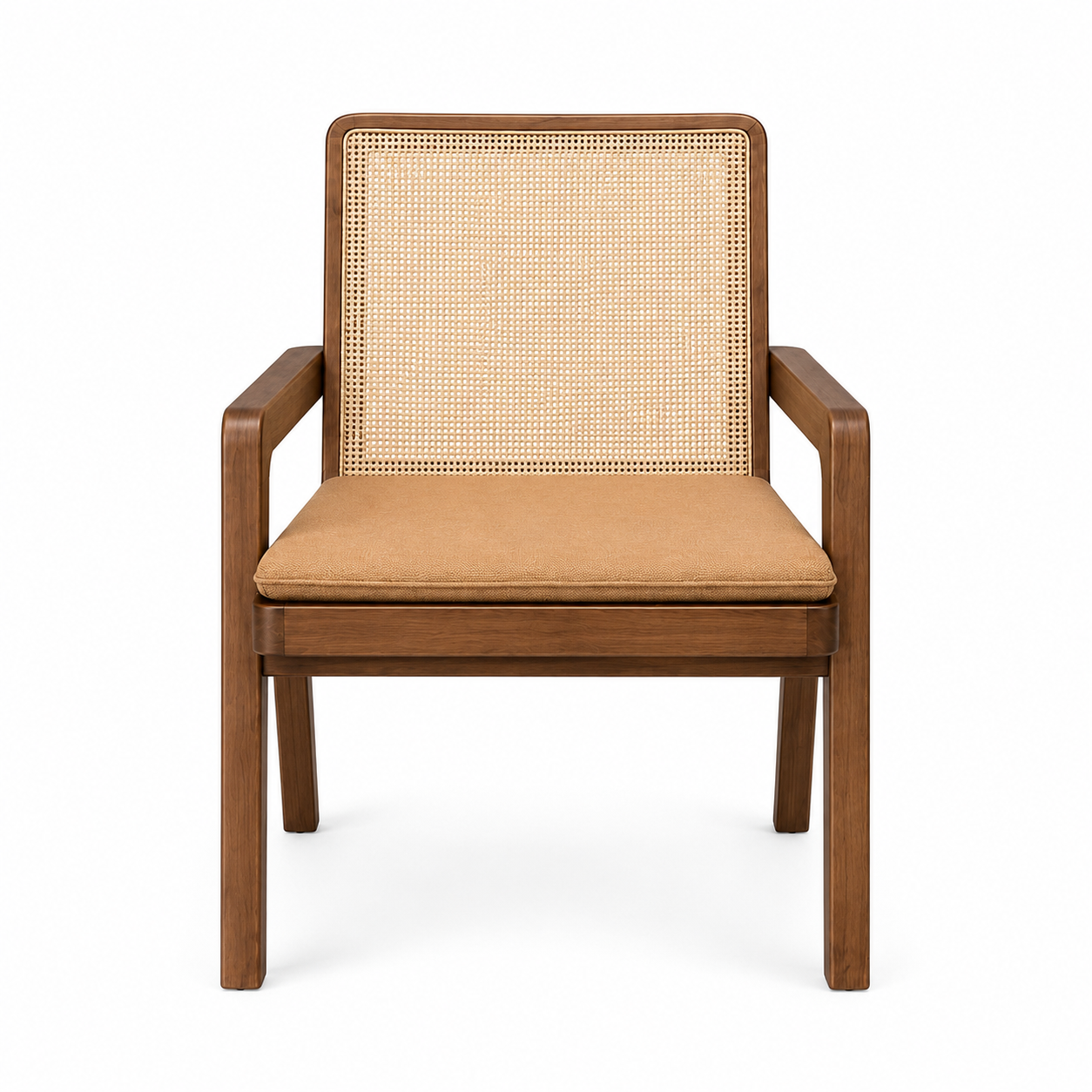 Modern Oak Accent Arm Chair