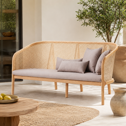 Scandinavian Upholstered Living Room Sofa