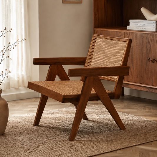 Aster Cane Lounge Chair