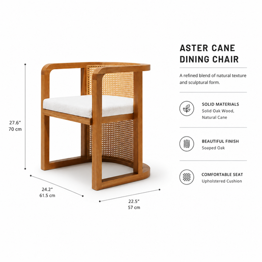 Aster Cane Dining Chair